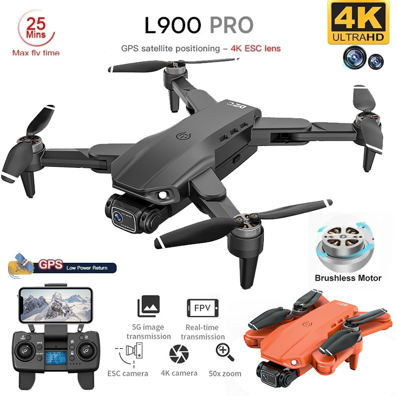 Drone Camera Wide Angle - L900 pro gps drone 4k profissional