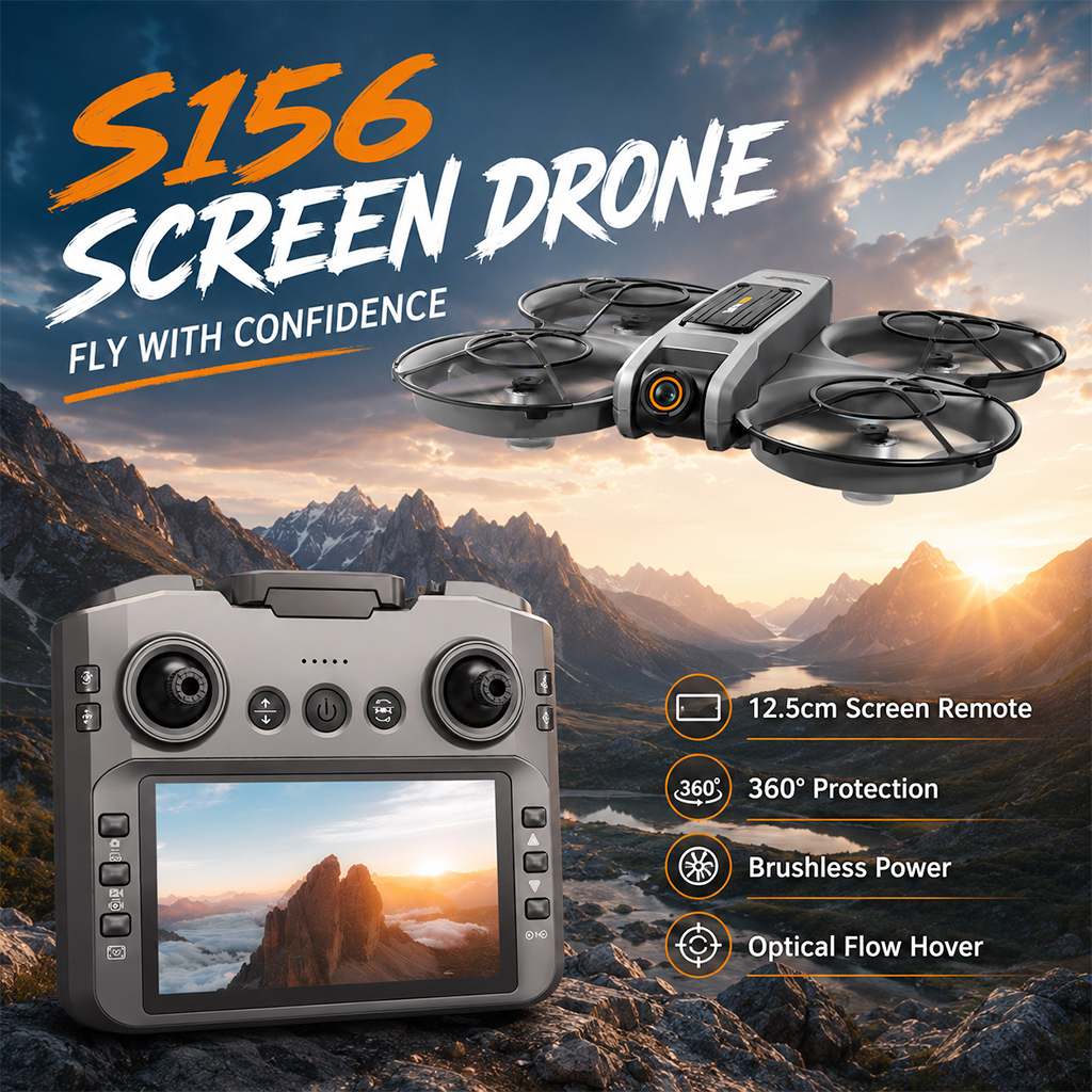 Drone Camera Mount - Drone RC ZNLYRION S156 com Câmera