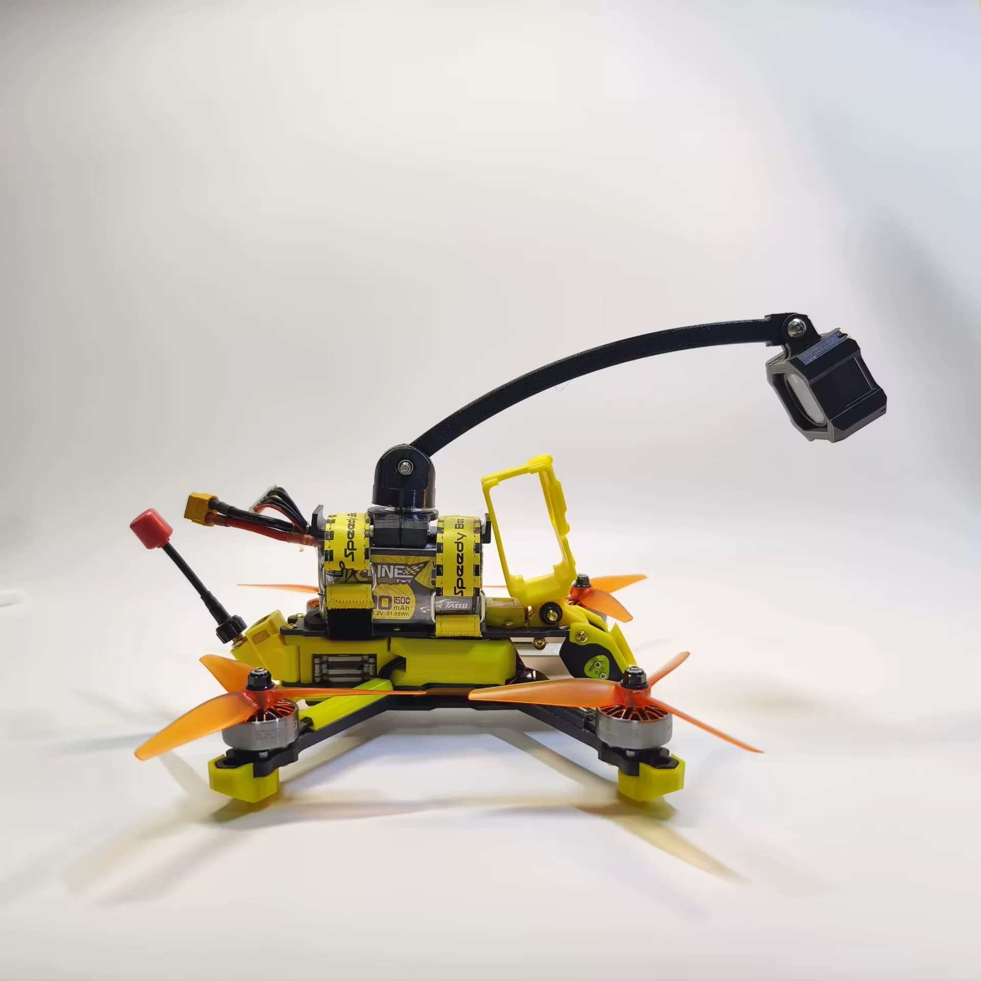 Drone Camera Case - Bastão de selfie giratório de 360