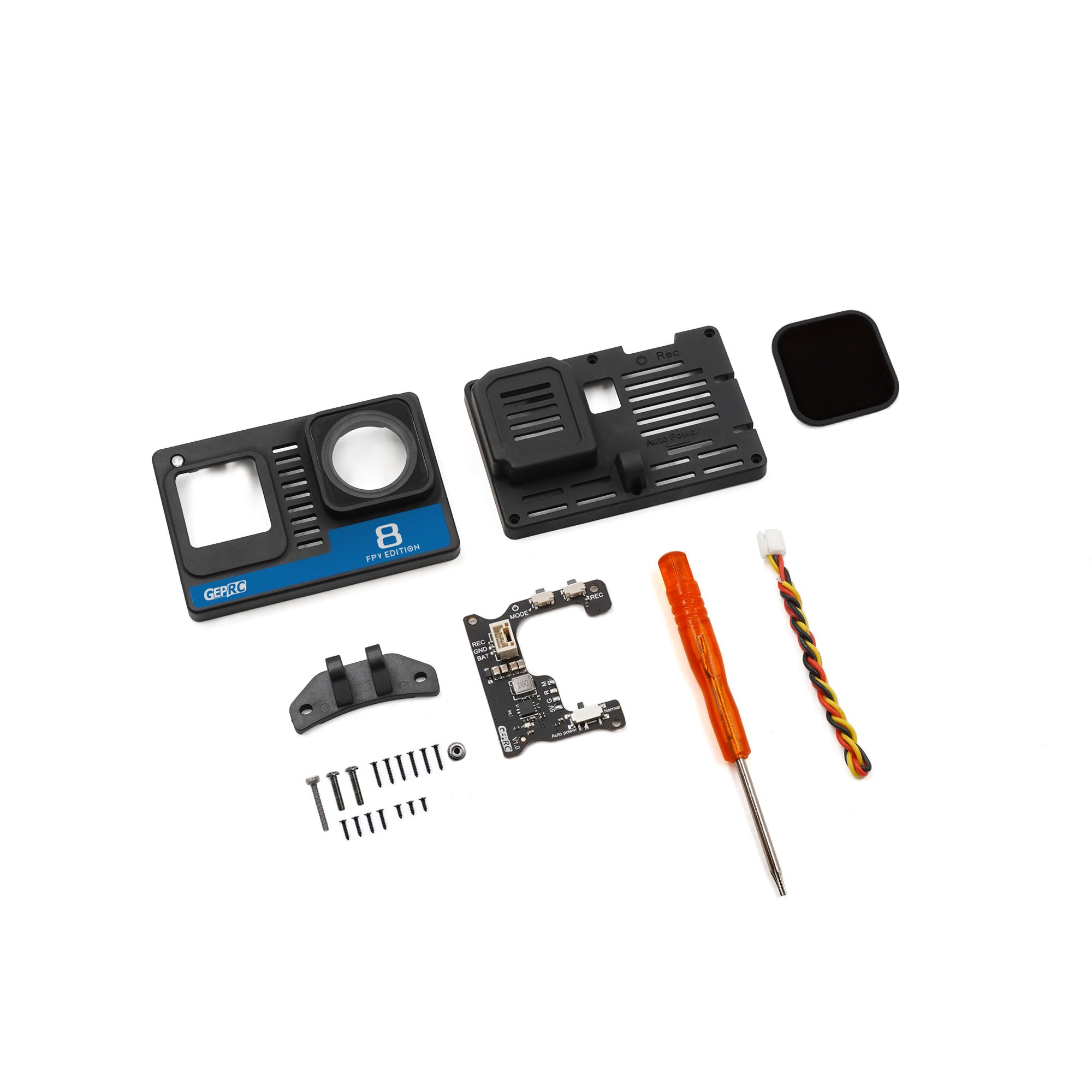 Drone Camera Case - Geprc caso nu com placa bec