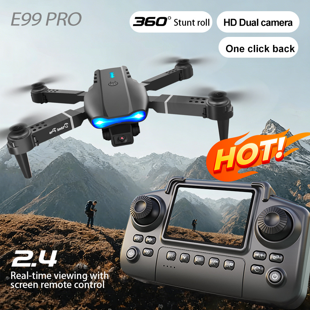 Drone Camera Wide Angle - Drone Aéreo com Lente Dupla, Fotografia