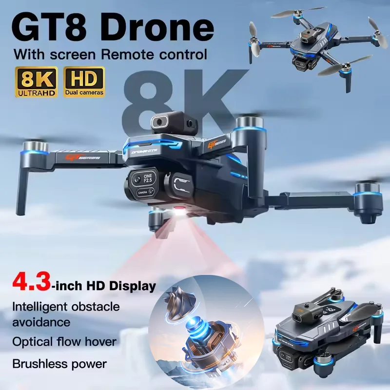 Drone Camera Mount - Drone 4K Homologado ANATEL, Novo e