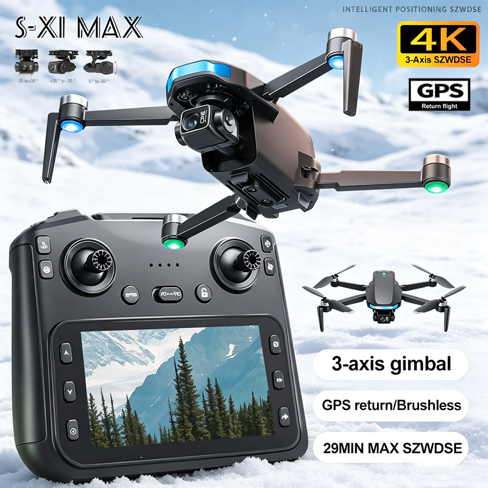 Drone Camera Professional - Novo Drone S-X1 MAX GPS 8K