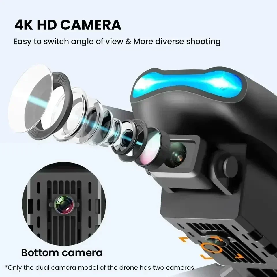 Novo drone e99pro rc 4k profes - Drone Camera Wide Angle avaliação e preço