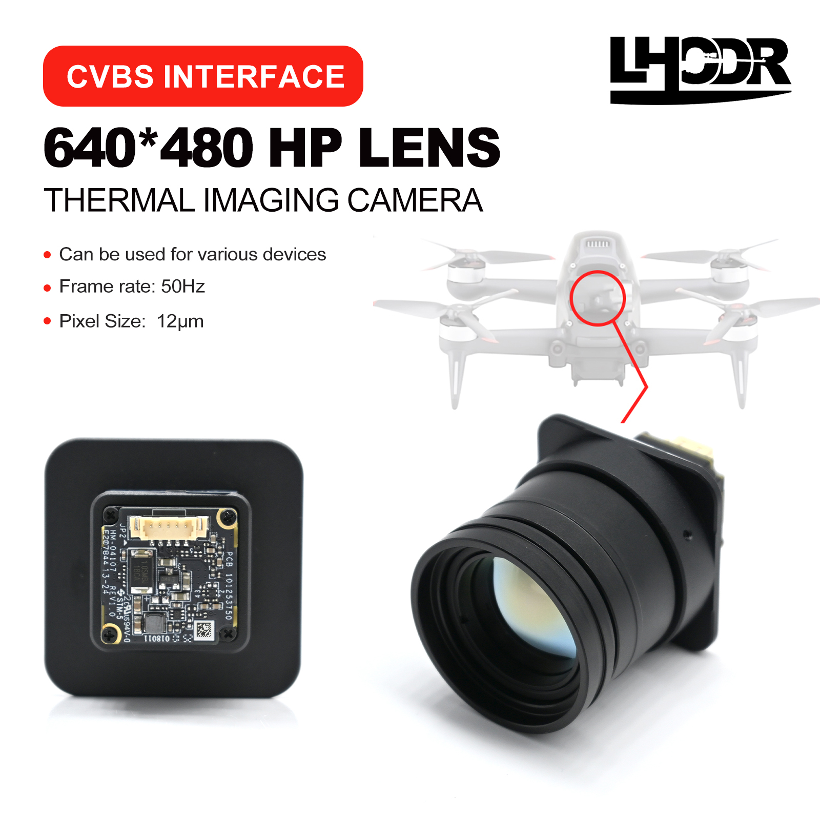 Lente de imagem térmica drone  - Drone Camera Thermal avaliação e preço