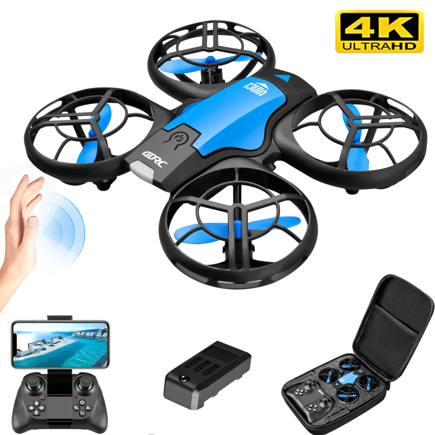 Novo Mini Drone V8 4K Profissi - Drone Camera Wide Angle avaliação e preço