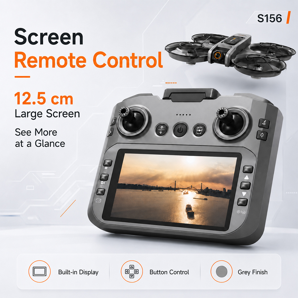 Drone RC ZNLYRION S156 com Câm - Drone Camera Mount avaliação e preço