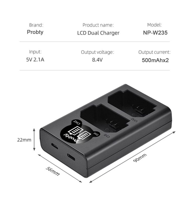 2200mAh NP-W235 NP W235 Bateri - Drone Camera Action avaliação e preço