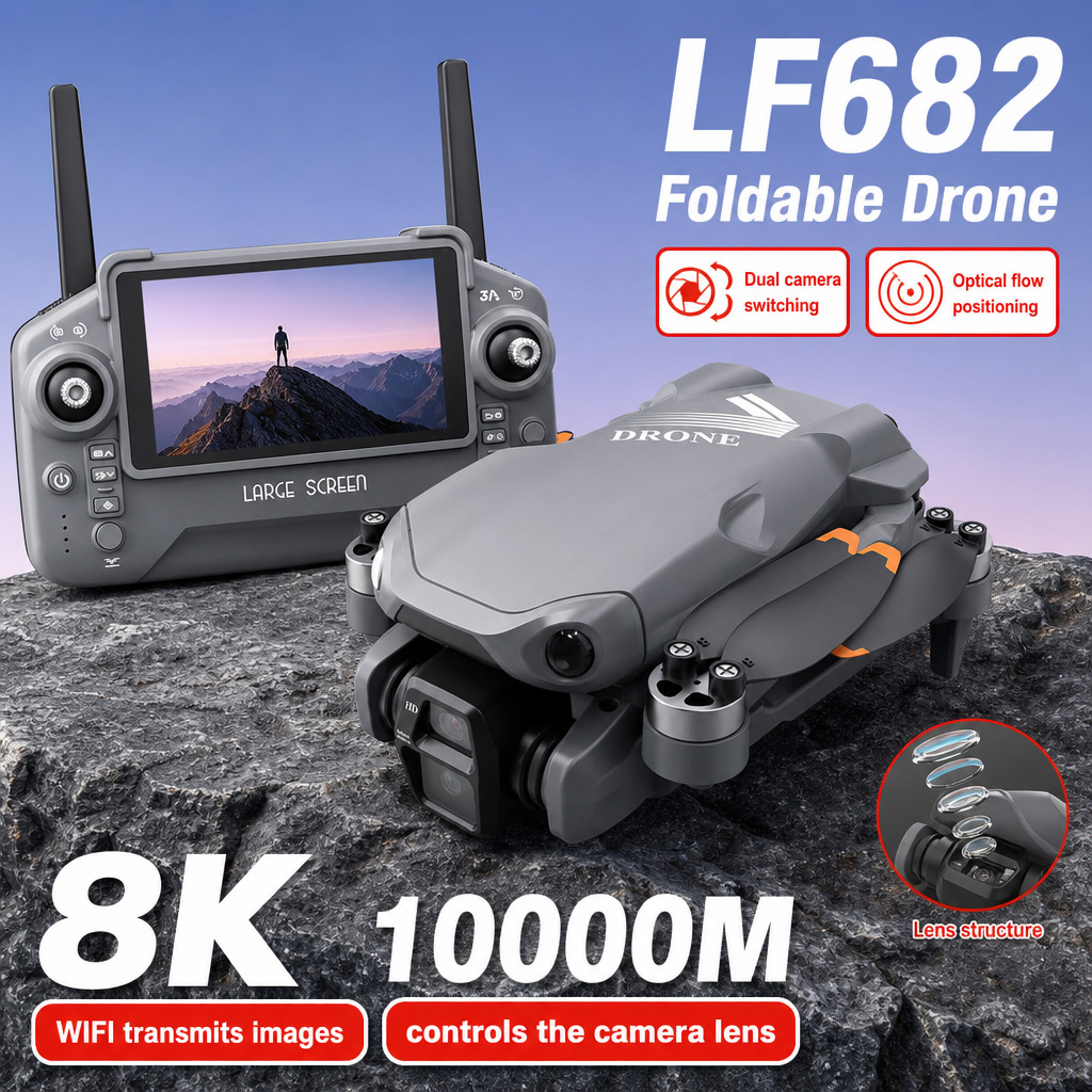 Drone Aéreo LF682 com Câmeras  - Drone Camera Hd avaliação e preço