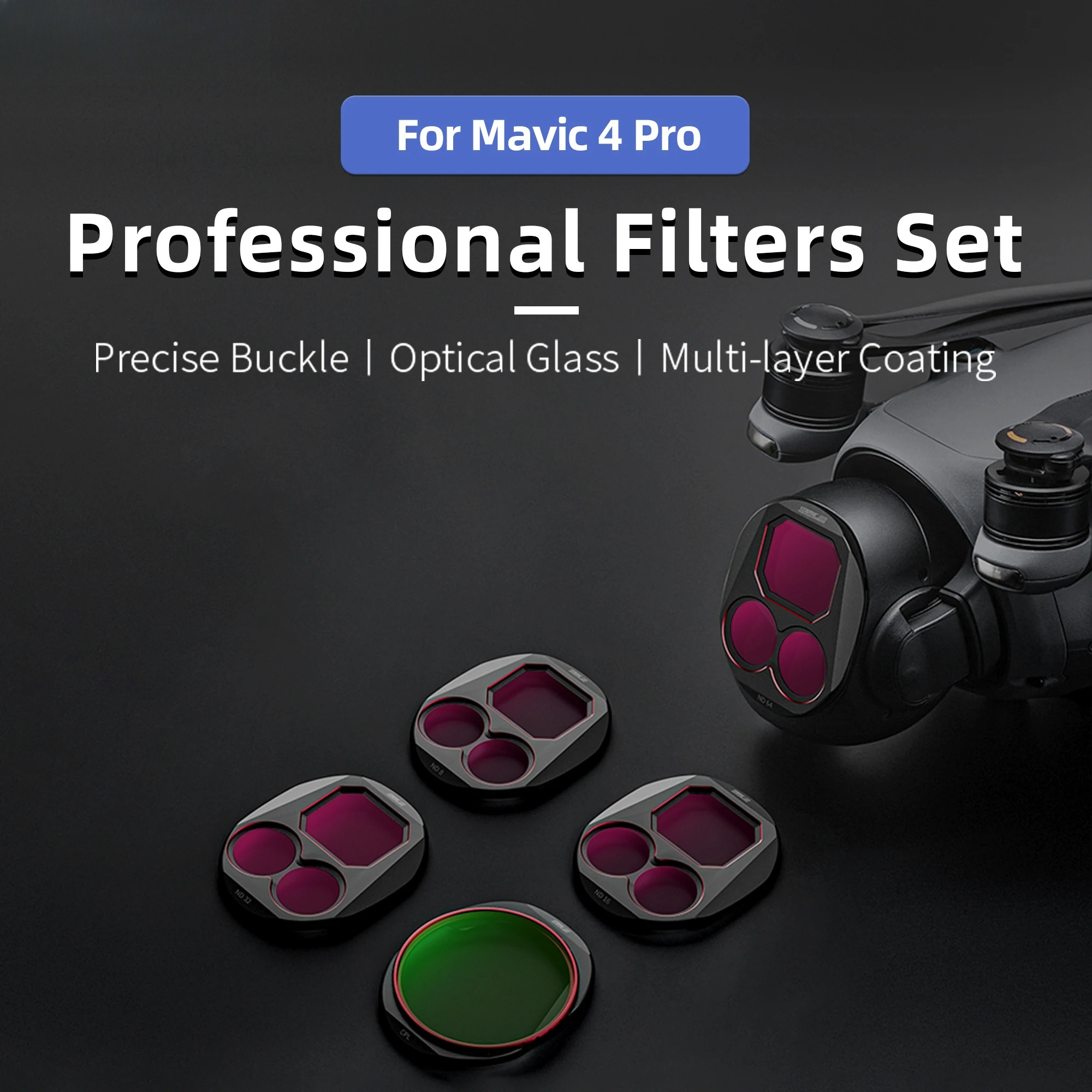Conjunto de 4 Filtros ND para  - Drone Camera Waterproof avaliação e preço