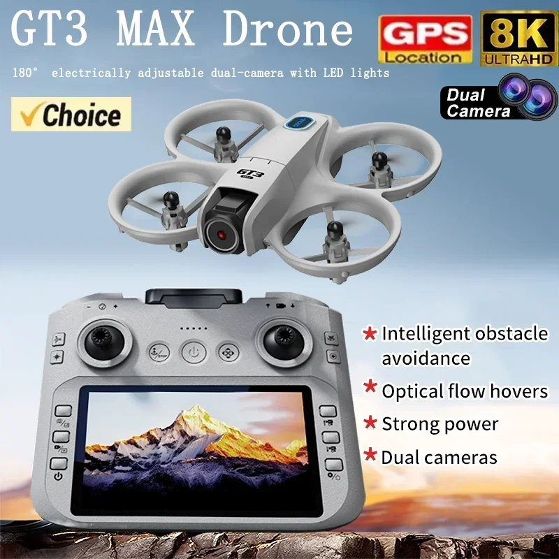 2026 NOVO GT3 Mini com Drones  - Drone Camera Night Vision avaliação e preço