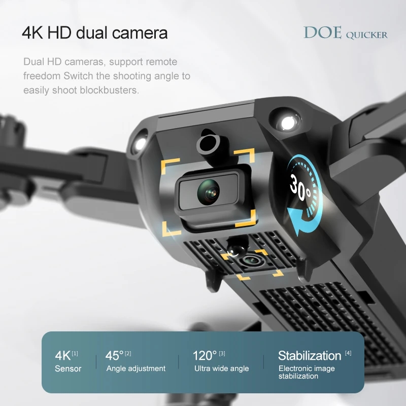 Novo 4drc v23 mini drone 4k pr - Drone Camera Wide Angle avaliação e preço