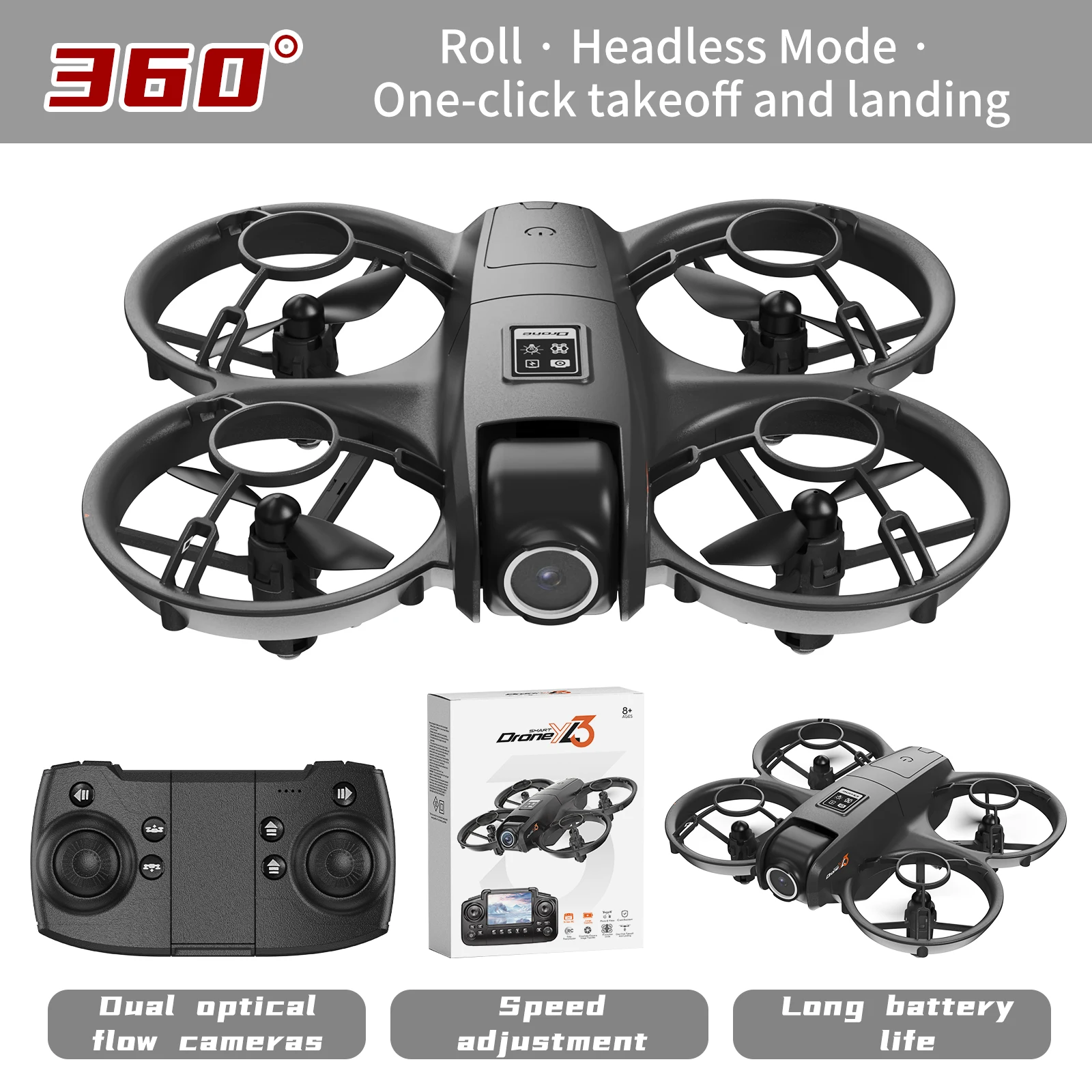 Novo Drone RC YL3 8K 1080P com - Drone Camera Wide Angle avaliação e preço