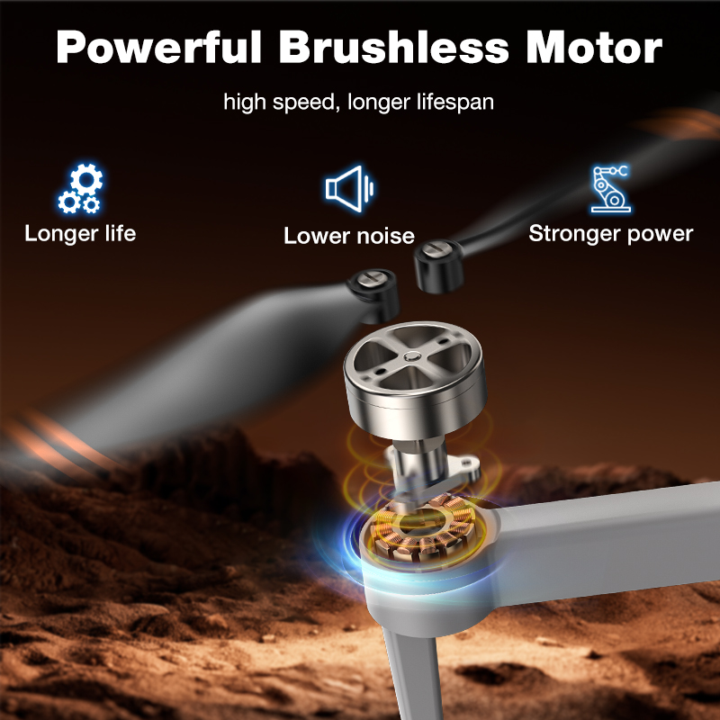 NOVO Drone L017 Pro Brushless  - Drone Camera Wide Angle avaliação e preço