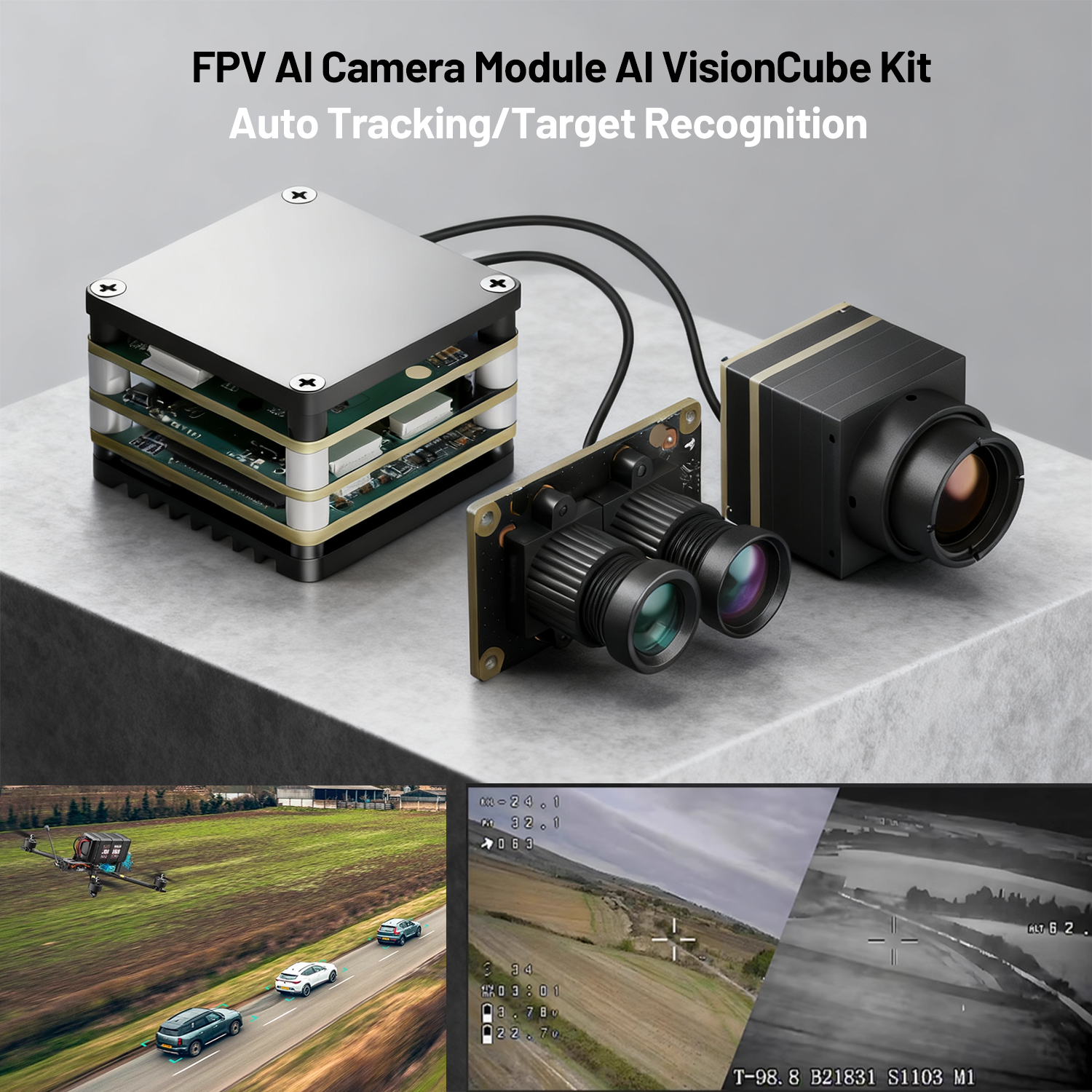 Módulo de câmera FPV AI AI Vis - Drone Camera Thermal avaliação e preço