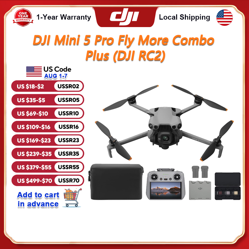DJI Mini 5 Pro Fly More Combo  - Drone Camera Vlog avaliação e preço