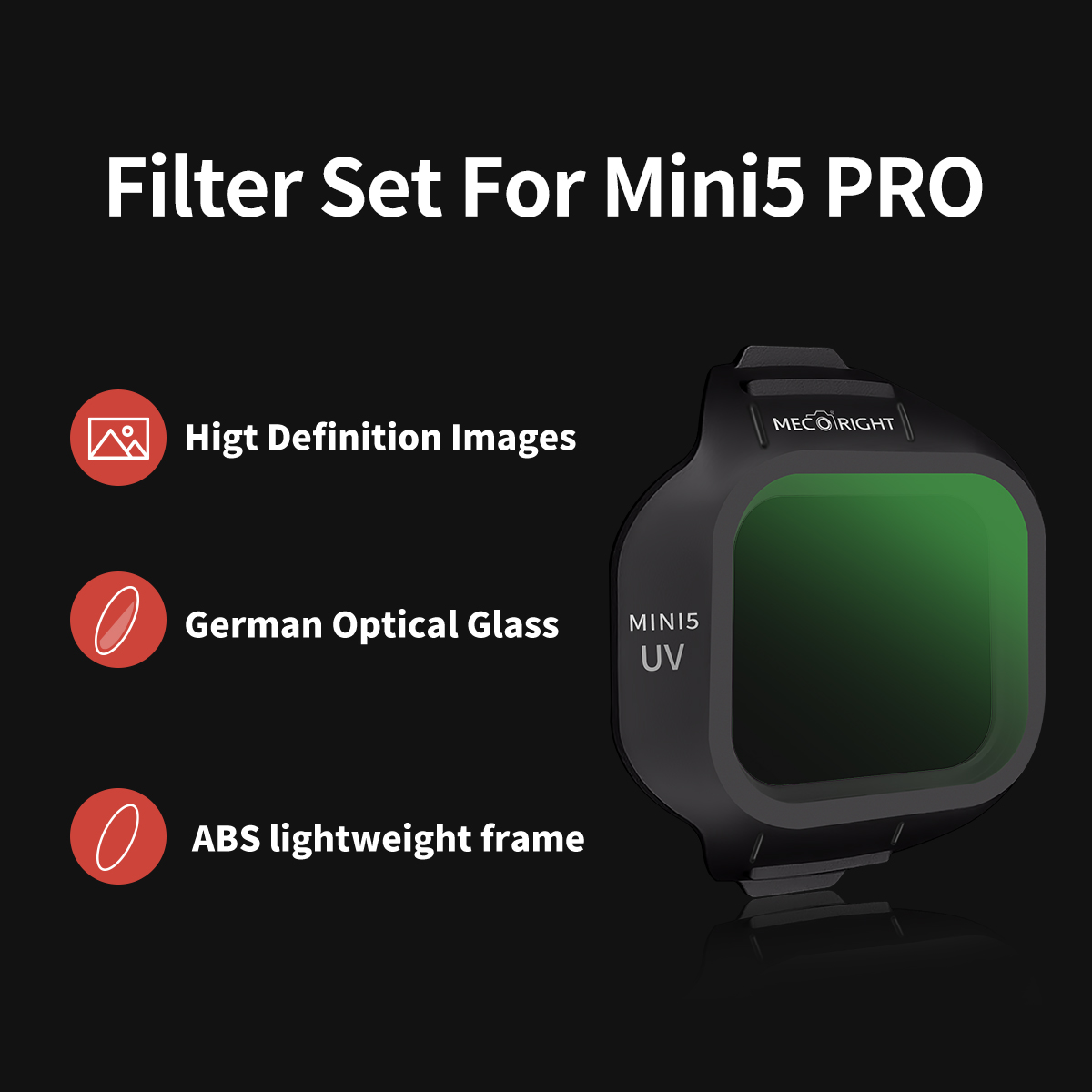 Conjunto de Filtros Mecoright  - Drone Camera Filter avaliação e preço
